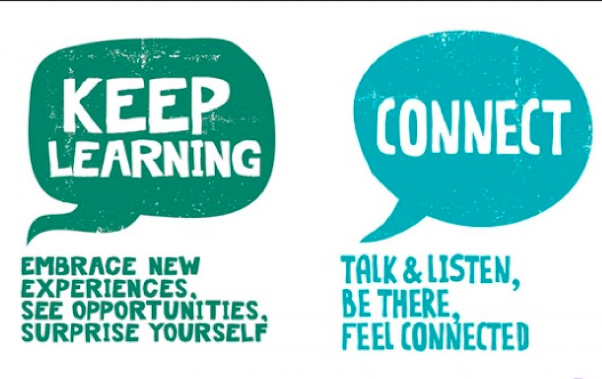 Bookmark: Five Ways to Wellbeing (English) | Mental Health Foundation