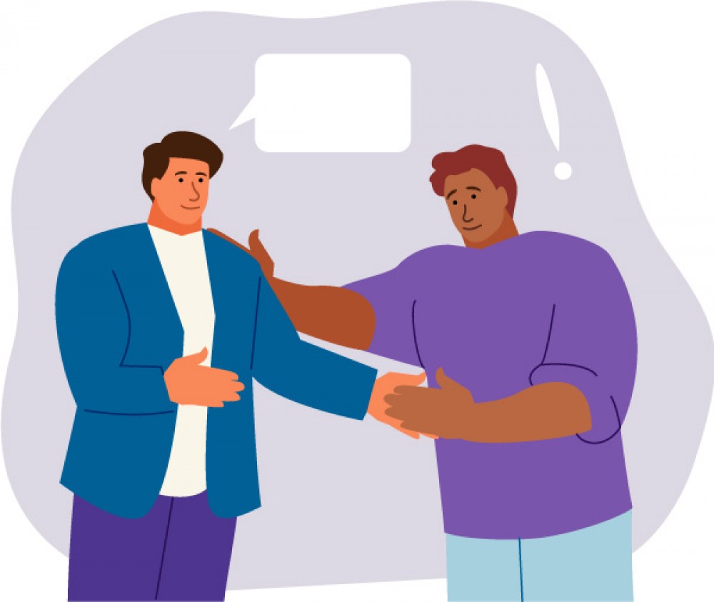 1. Talk to someone you trust 