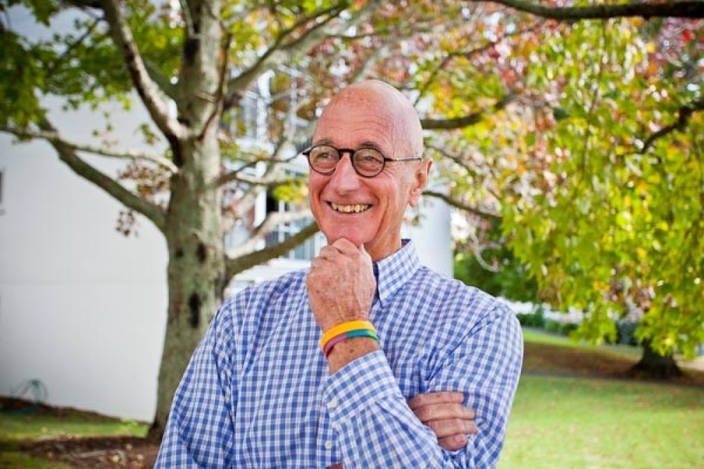 He’s involved in two men’s groups, sings with the Auckland gay and lesbian choir GALS, is a regular gym-goer and a marriage celebrant.